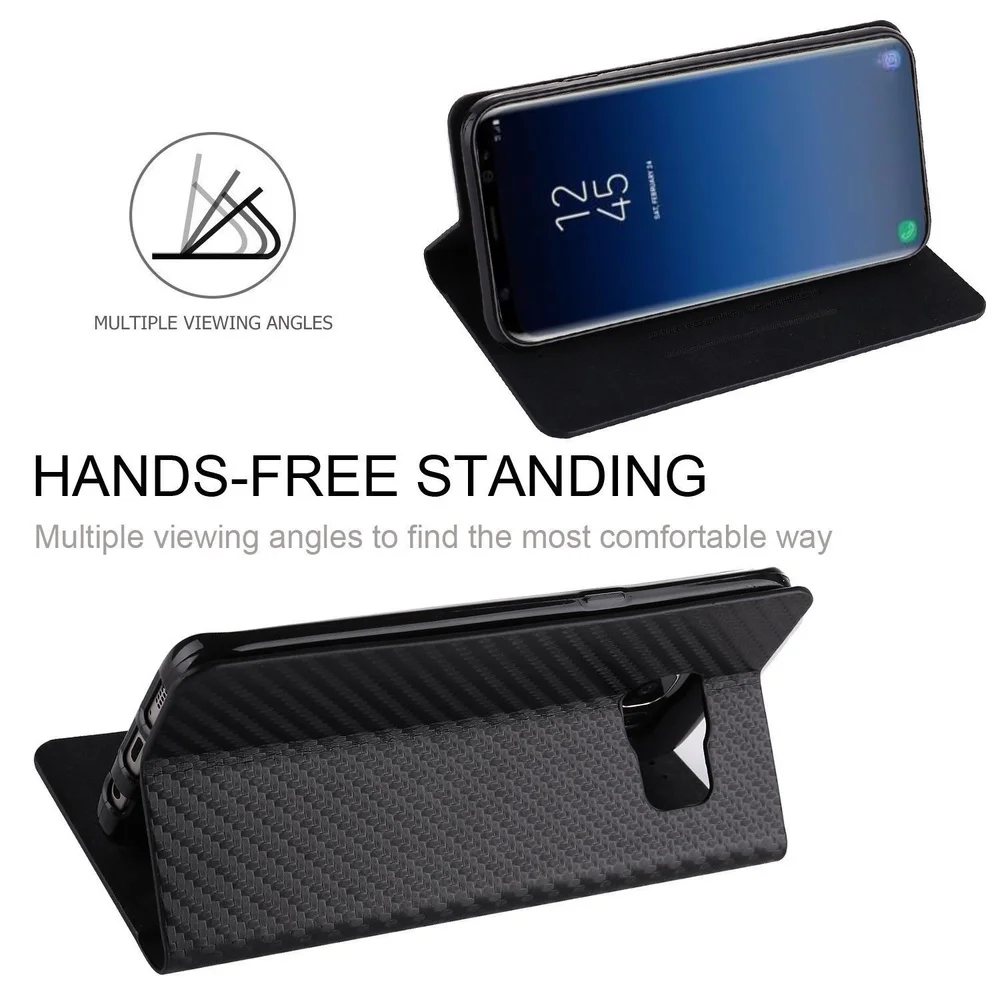 LLZ. COQUE Флип Бумажник чехол для телефона для samsung Galaxy S9 Plus S10 S10E кожаный чехол для samsung S8 S7 Edge S6 S5 нео-примечание 9 черный