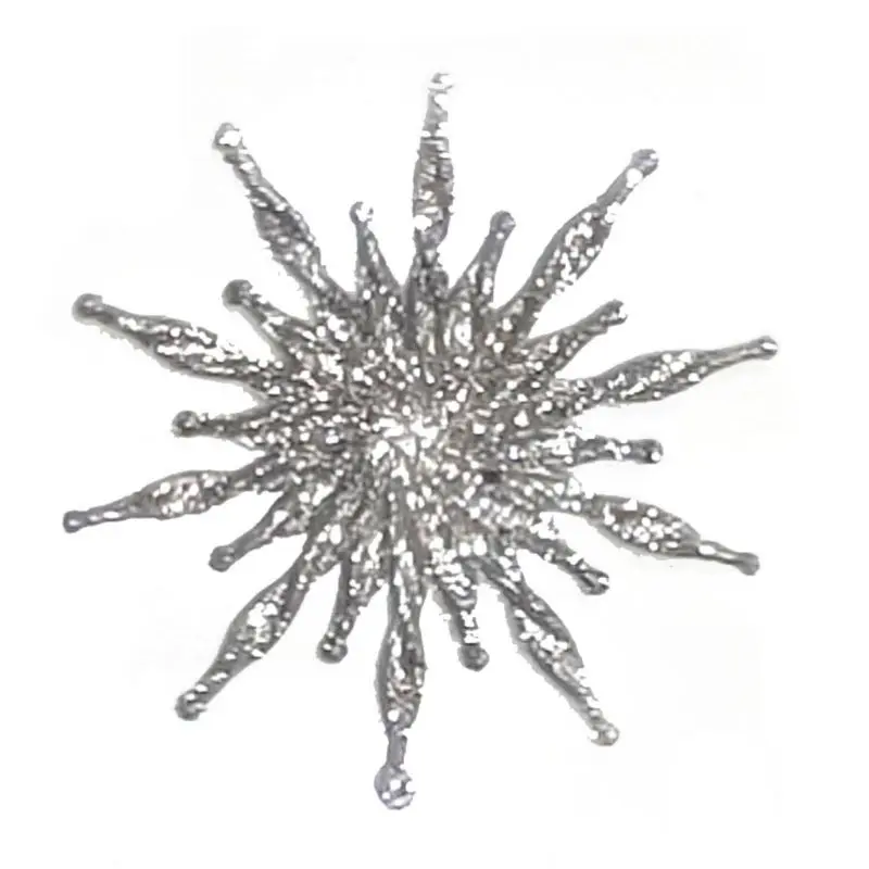 

Plastic Christmas Glitter Snowflake Star Christmas Tree Topper Festive Christmas