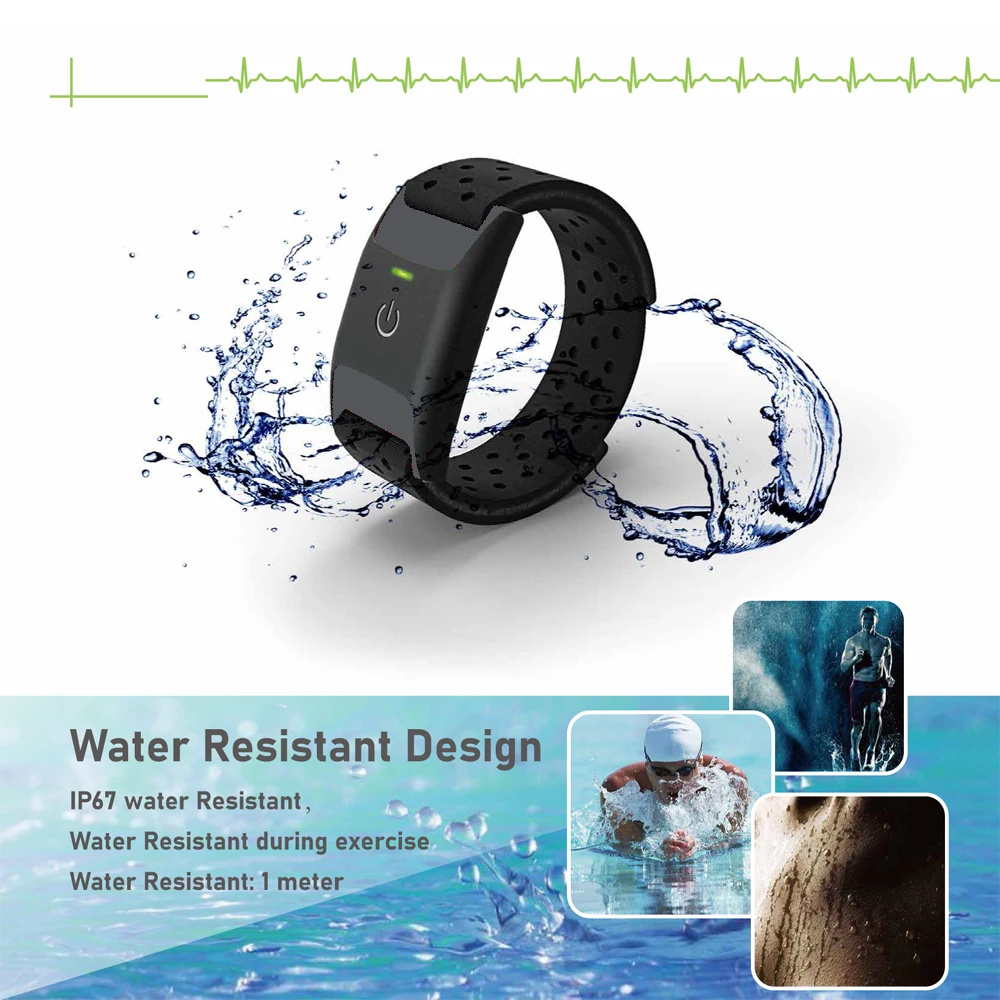 Compatible Garmin Wahoo Moniteur Fréquence Cardiaque Powr Labs - Sangle Pectorale ANT+ Bluetooth Powr Labs Hrm Running