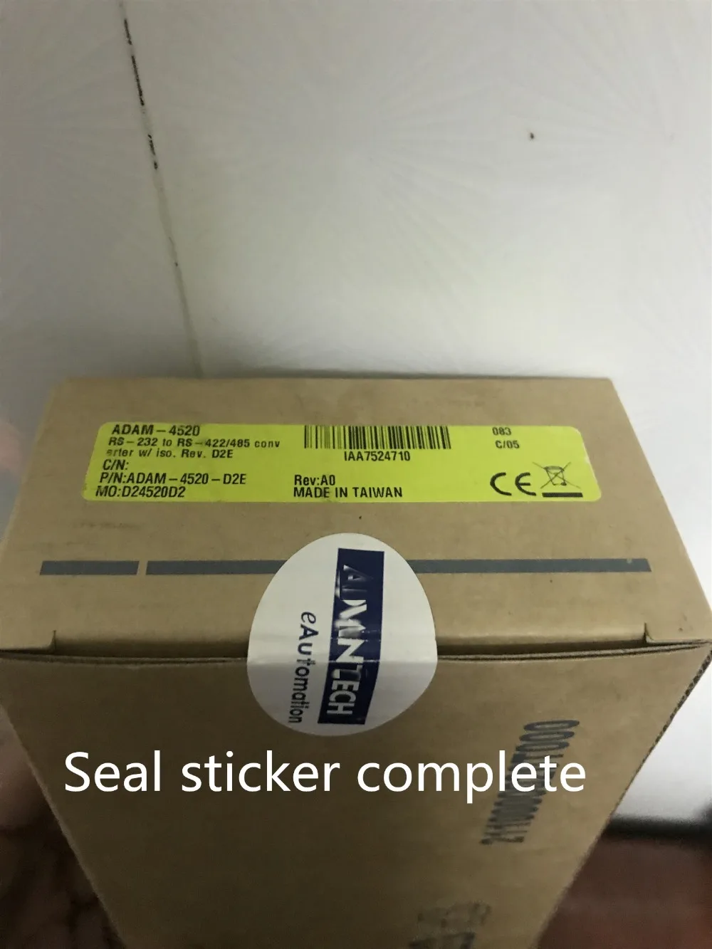 ADAM-4520 RS232 к RS422/RS485 последовательный преобразователь, коробка, s печать наклейка порвана, но это также