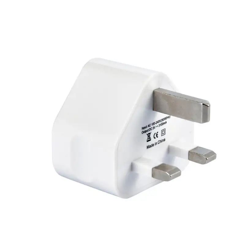 Universaalne 1/2/3-port USB UK pistik 3-pin seinalaadija adapter 1/2/3 USB-portidega reisilaadija telefoni X laadimiseks Samsung S9 jaoks_voghion.com