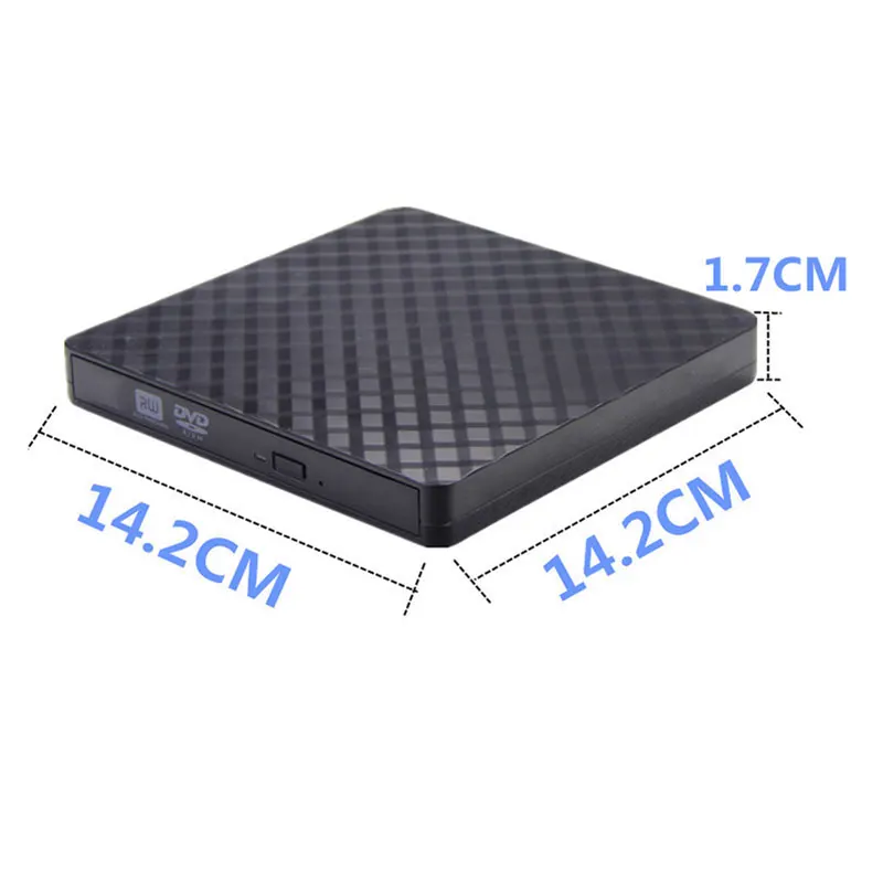 Portable USB3.0 External CD/DVD/VCD Optical Drive CD-RW Writer Recorder Driver for PC Laptop Computer VDX99