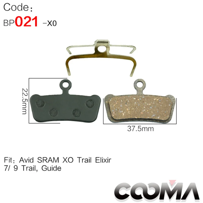 4 пары 8 шт. велосипедные тормозные колодки для SRAM Avid SHIMANO Magura Hayes формула скутер, черный класс, LN - Цвет: For X0