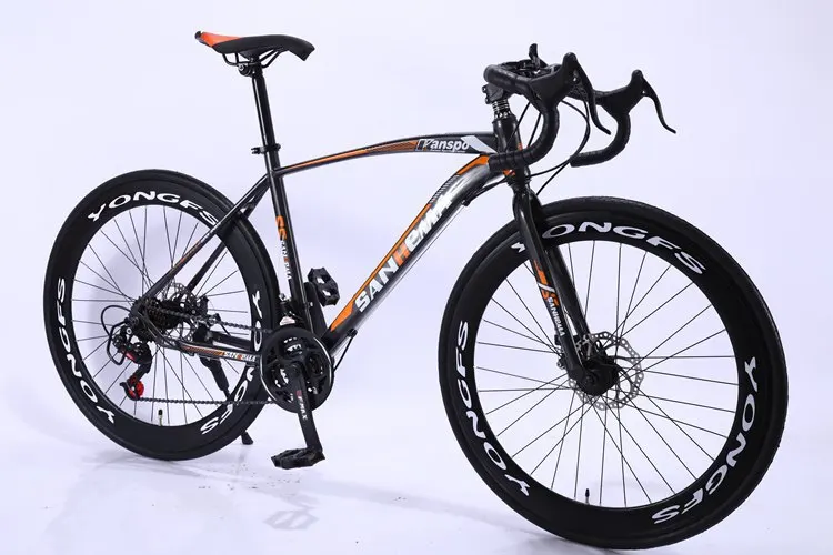 26-inch 60-knife Bend Bicycle Men and Women Road Race City Mountain Bike Variable Speed Dead Fly Double Disc Brake