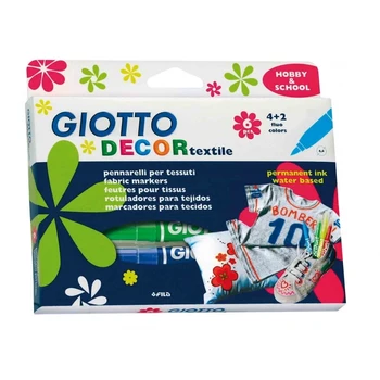 

Set of markers for fabric Giotto decor textile 6 colors