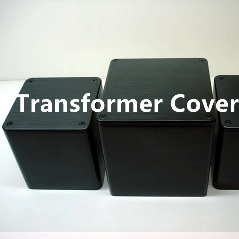 4 channel amp High-end 134*134 *Height 141mm Transformer Cover Transformer Shield Shell Transformer Shield Cover Ultra-fine brushed aluminum multi zone amplifier