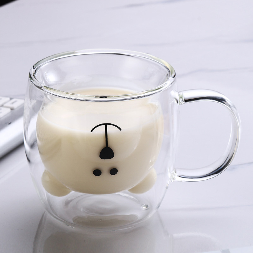 Bear Glass Cup
