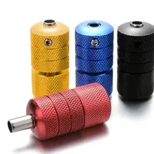 Дешевые 5 шт. 25x50 мм машинка для нанесения татуировки ручки трубка с задней стволовой самозакрывающийся держатель для инструментов для нанесения татуировки машина комплект Татуировка Пистолет Аксессуары