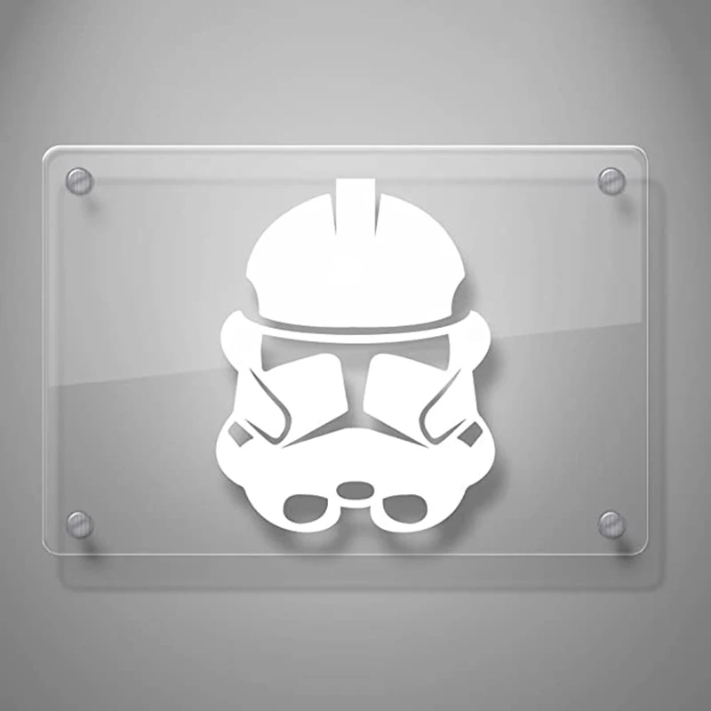 

Yoonek Graphics Death Star Inspired by Star Wars Decal Sticker for Car Window Laptop Motorcycle Walls Mirror stickers