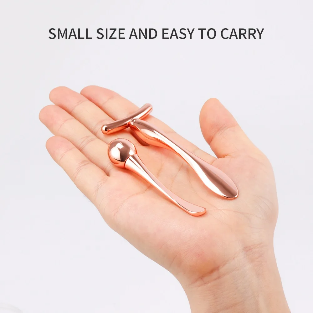 Mini Eye Massage Stick Anti Eye Pouch Dark Circles Massager Device T-shape Face Lifting Massage Facials Thin Face Magic Stick