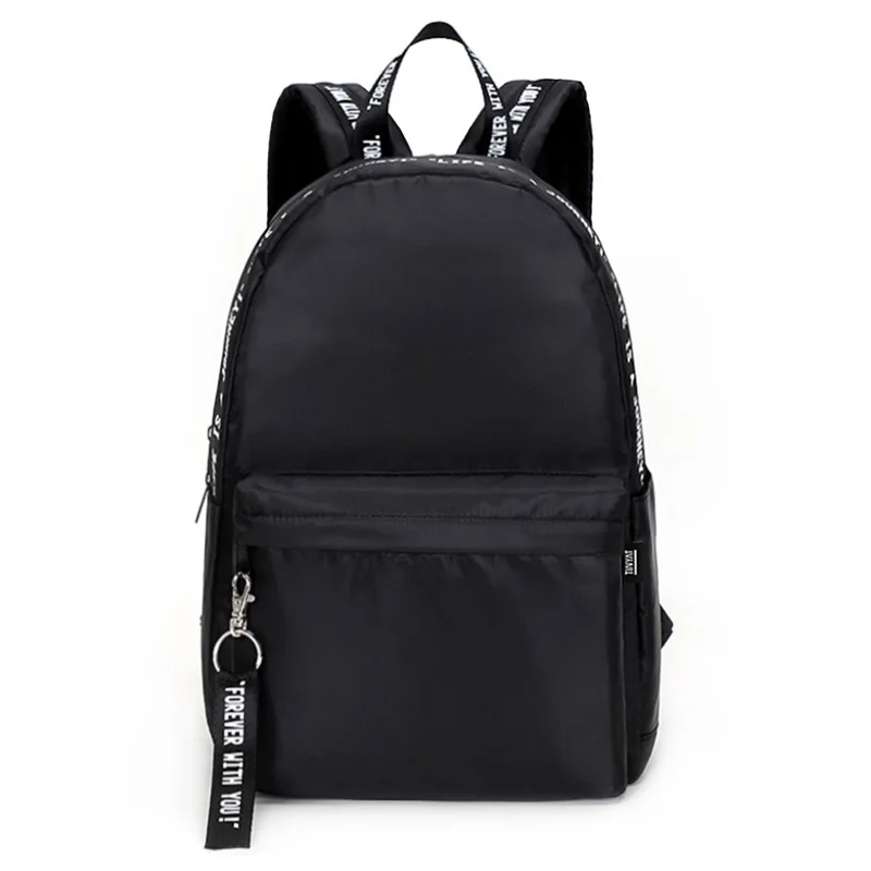 

Tinyat Winner New Style Backpack Men And Women Fashion INS Personalized Ribbon Nylon Backpack Schoolbag