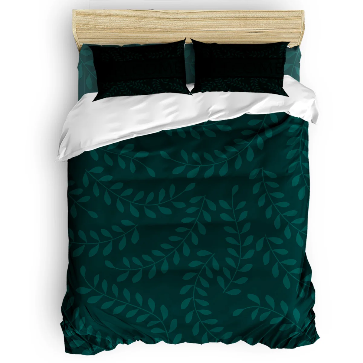 

Modern Plant Duvet Cover Set Vintage Floral Art Design Collection of 3/4pcs Bedding Set Bed Sheet Pillowcases Cover Set