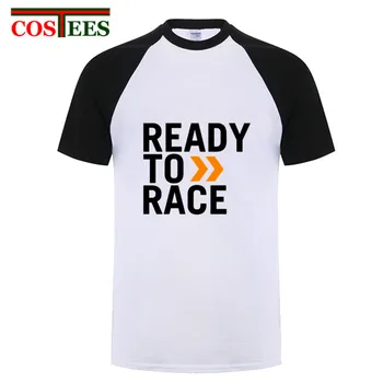 

2020 design Mens T-Shirt Ready to Race tshirt Pure Cotton Clothing Punk tshirt Letter Art printed Tee Casual T Shirt Man Website