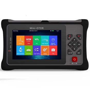 

Pro MINI OTDR 1310/1550nm 26/24dB Fiber Optic Reflectometer Touch Screen VFL OLS OPM Event Map Ethernet Cable Tester Equipment