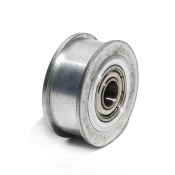 

XL20T Idler Pulley Without Teeth 5/6/7/8/10/12/15mm Bore Idle Belt Pulley 11mm Belt Width Bearing Synchronous Wheel