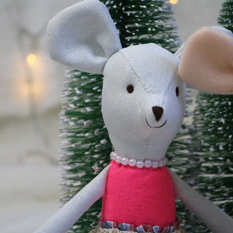 Рождественская елка игрушка 30 см прелестные куклы мягкие игрушки для детей подарок на день рождения игрушка Ангел мышь для детей