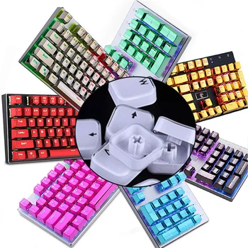 

Mechanical Keyboard 104 Keys Decorative Home Keycap Translucent Office Durable Backlit Retro Gaming Fashion Computer Accessories