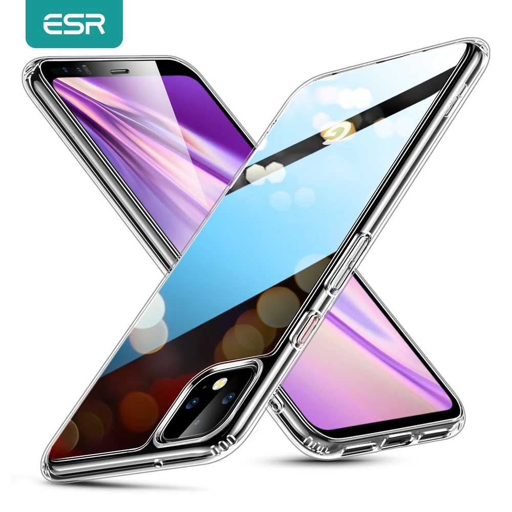 Чехол ESR из закаленного стекла для Google Pixel 4 XL Mimic 9H зеркальный Прозрачный чехол