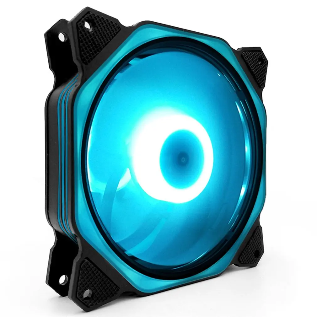 Вентилятор RGB 12 см вентилятор шасси настольный компьютер бесшумный с изменением