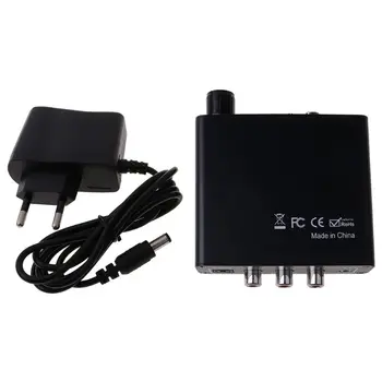 

DAC Digital Optical Toslink Coaxial to Analog Converter 3.5mm Jack Audio-Adapter B85B
