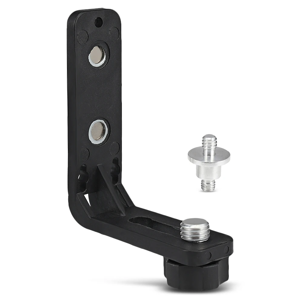 

Multifunctional L-shape Magnetic Bracket Laser Level Adapter With Adjustable Magnetic Pivoting Base to 180 Degree Holder
