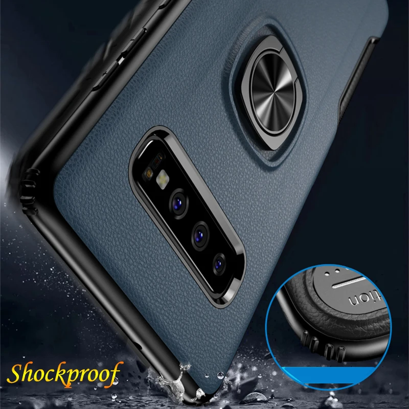 Чехол с кронштейном S10 5G для Samsung Galaxy S10e S9 S8 Plus A5 A6 A7 A8 A9 2018 A750 кольцевой магнит