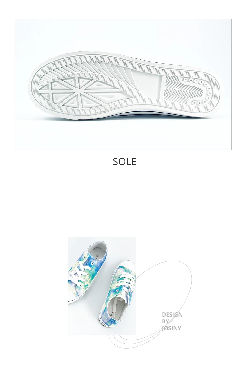 JOSINY Classic Women's Sneakers Sports Canvas Shoes For Women Casual Ladies Flat Lace-up