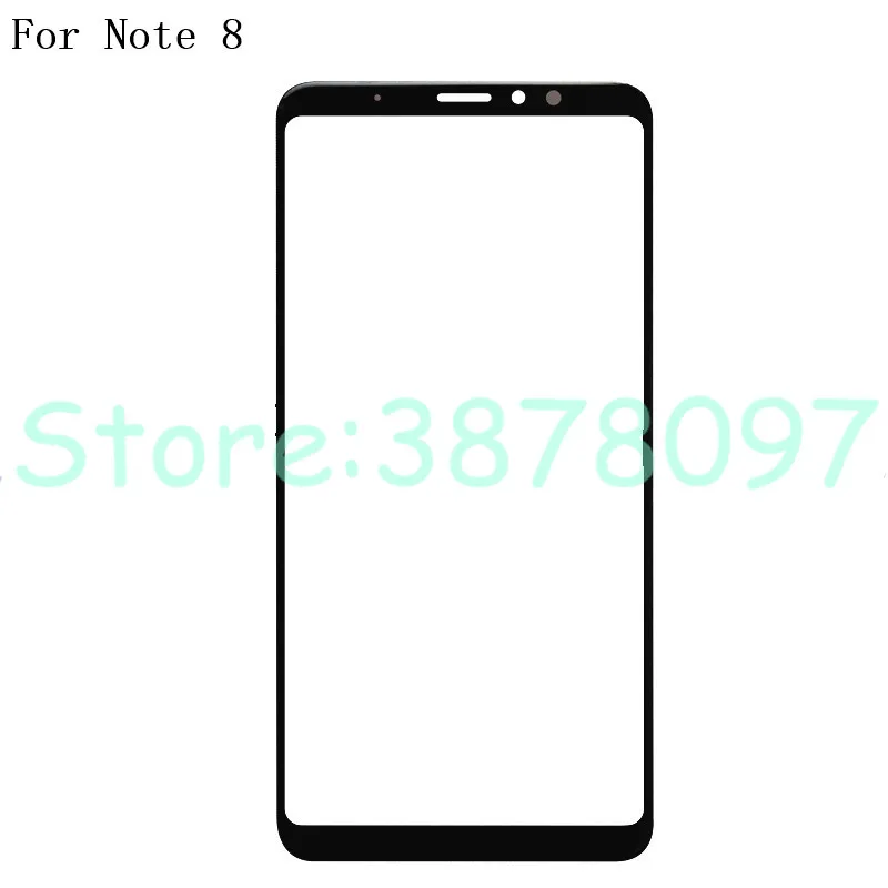 Высококачественный 6,0 дюймовый стеклянный экран для Meizu Note 8 M822H, стеклянная линза, внешняя Передняя панель(не сенсорный экран