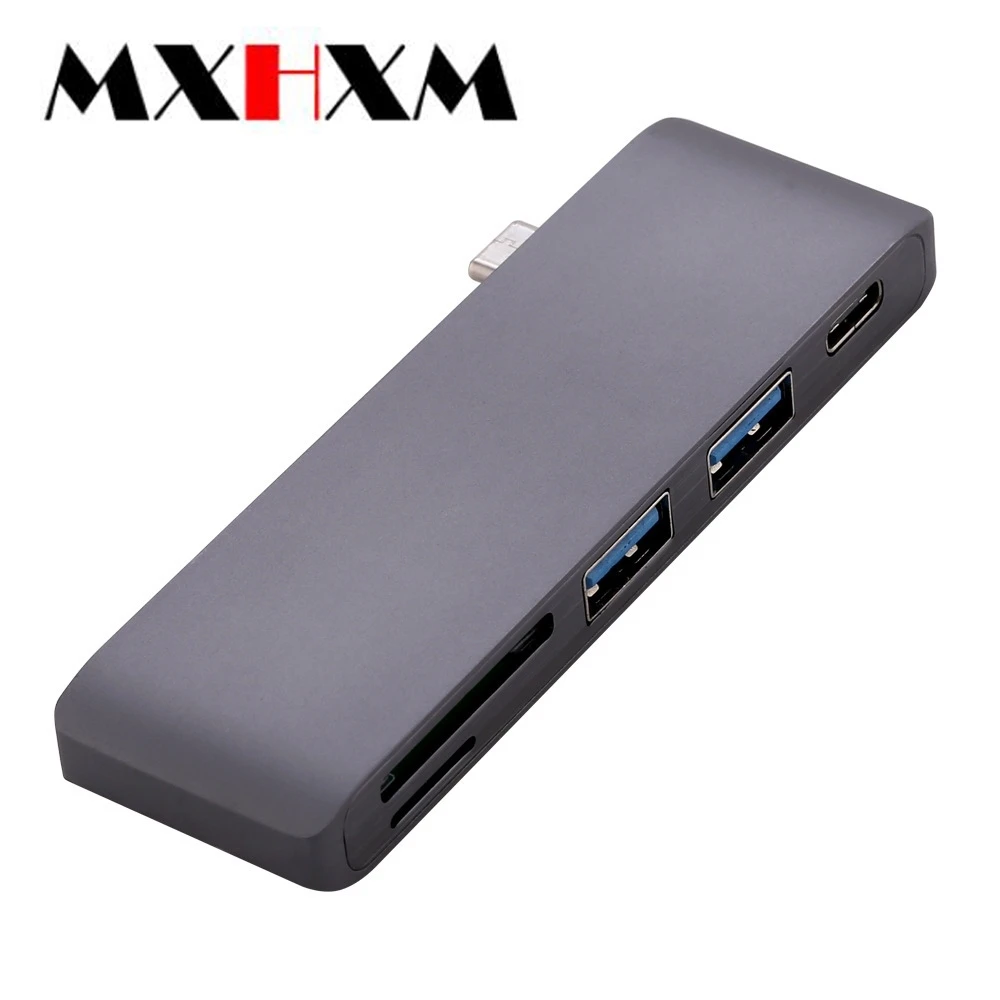 Тип-C USB3.0 SD/устройство для считывания с tf-карт Charg5in1g Многофункциональный 5-в-1 адаптер док-станция