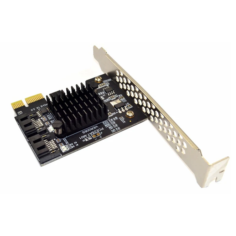 Адаптер контроллера расширения PCI-E 1X 4X 8X 16X PCI Express на SATA3.0 для компьютера майнинга