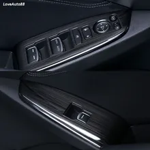 Автомобильная дверь, окно, Лифт, кнопка включения, накладка, панель, автомобильная накладка из углеродного волокна, наклейка для Honda Accord 10th, аксессуары