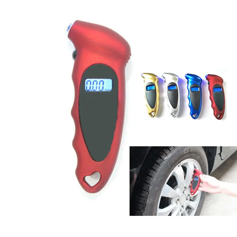 

Digital Tire Pressure Gauge 150 PSI 4 Settings Car Truck Bicycle Backlit LCD Non-Slip Grip (1 Pack) Durable