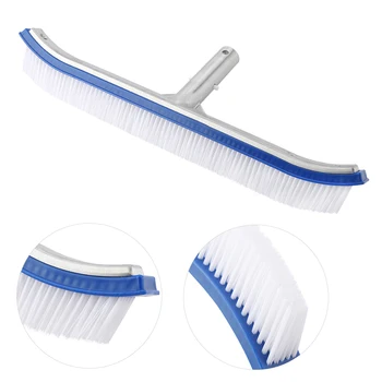 

Pool Brush 18Inch Aluminium Swimming Pool Cleaning Brush Pool Cleaning Tool for cleaning swimming pool spa hot spring pool