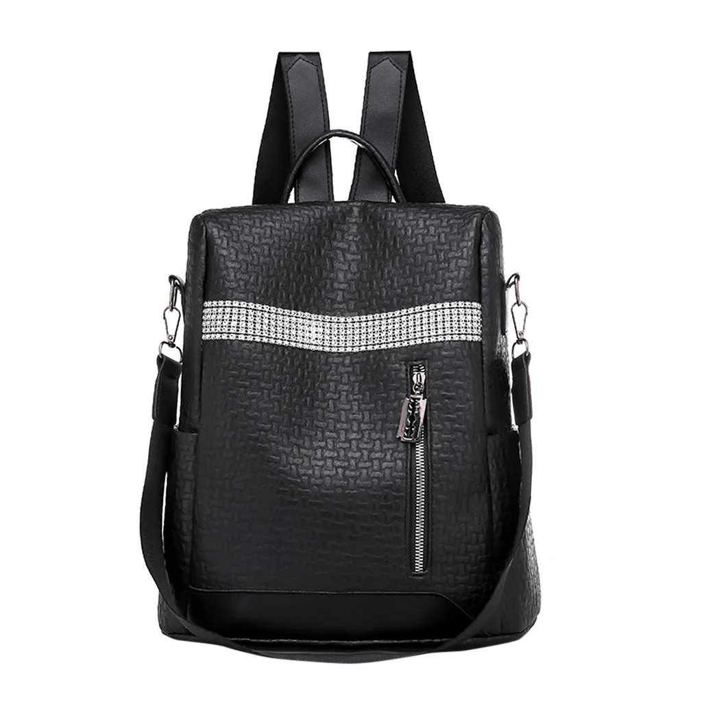 

Anti-theft Leather Backpack Female Designer School Bags Women's Backpack Waterproof Bag Anti-Theft Shoulder Casual Bag Leisure