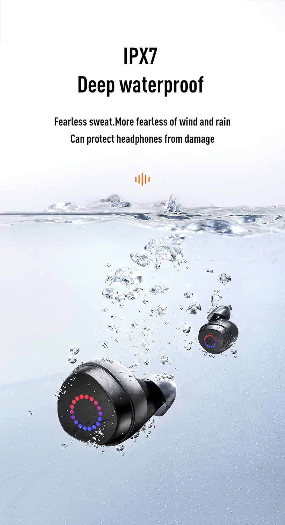 Joyroom JR-TL1 TWS Waterproof Earbuds 8