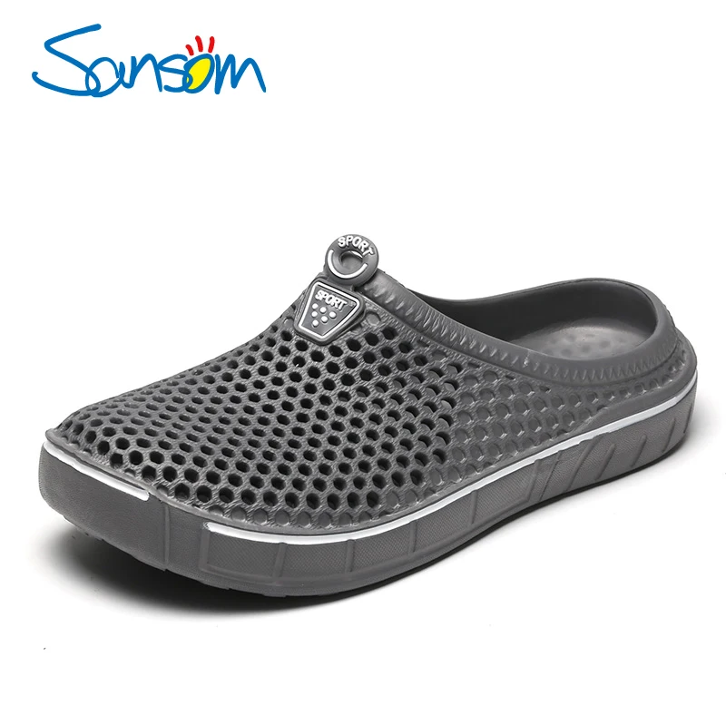 

Sansom Garden Clog Shoes For Men Quick Drying Summer Beach Slipper Flat Breathable Outdoor Sandals Male Gardening shoe