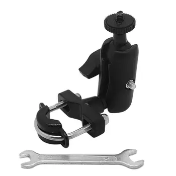

Aluminum Motorcycle Handlebar/Rear View Mirror Mount Double Socket Arm Holder