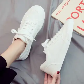 

Fashion chinese sneakers boys white black leather and canvas shoes men unisex classic sneakers 2020