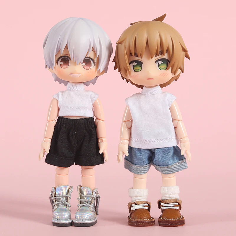 Doll Clothes Doll Clothes Accessories Doll Accessories ob11 Baby Clothes Wild Sleeveless T-shirt Doll Clothes Vest gsc Element Molly Doll yunnai 1 / 12bjd Accessories