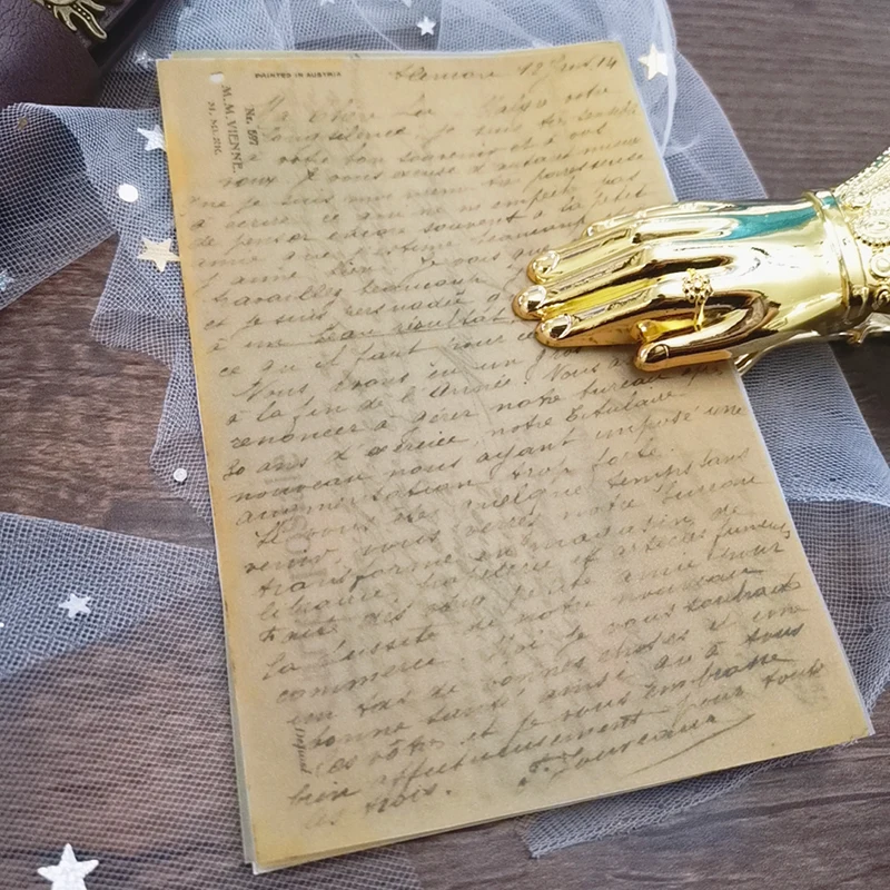 16 шт./компл. Винтаж новости Бумага буквы калька Бумага пакет для Скрапбукинг Happy planner изготовления открыток мусор журнал проекта
