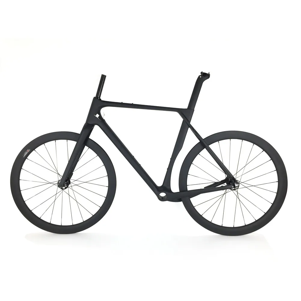 Frame And 700C Wheel Spcycle Aero полный углеродный гравий велосипед велокроссовый велосипед Frameset с 27,5 er MTB Wheelset или 700C дисковый тормозной дорожный набор - Цвет: Frame And 700C Wheel