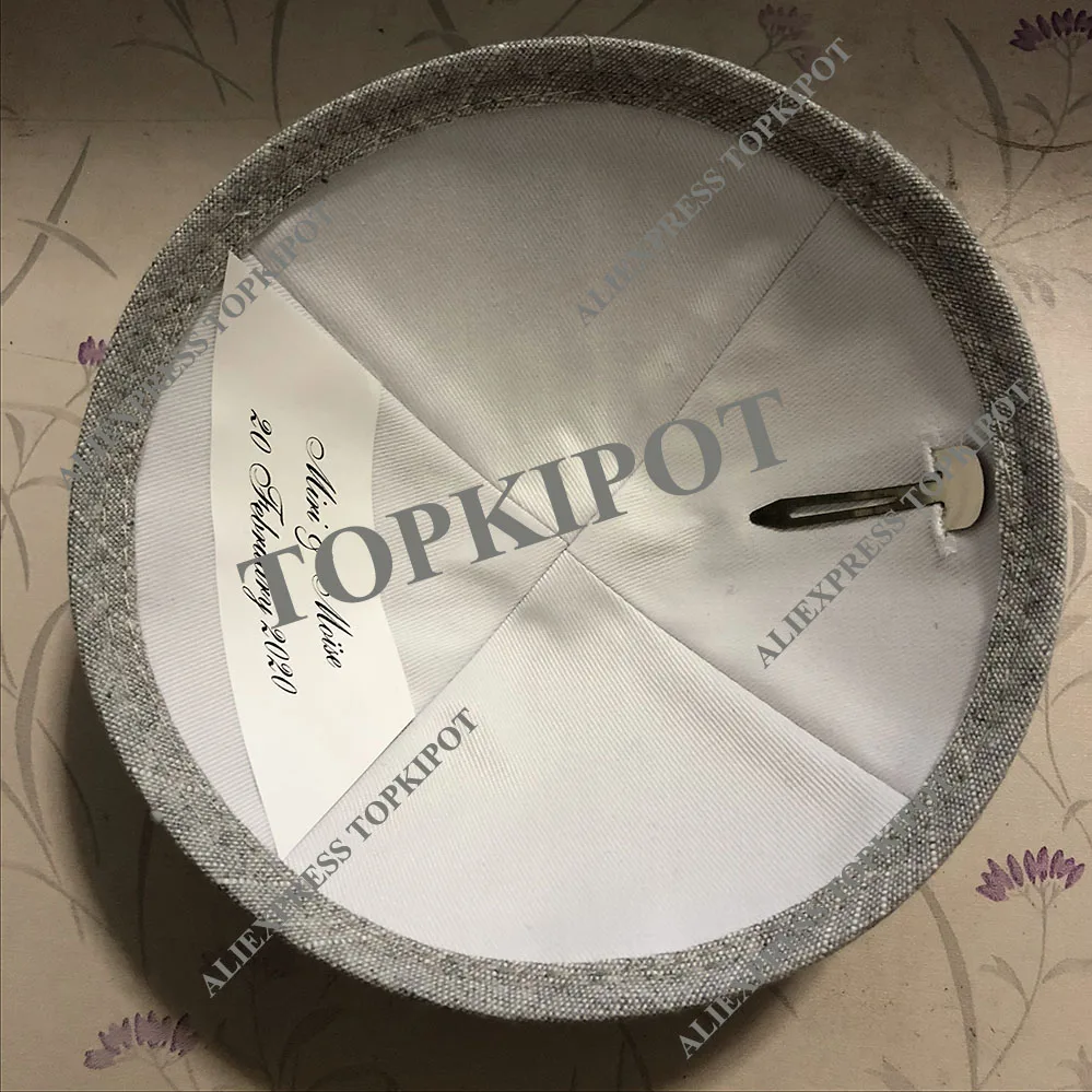 Светильник для свадьбы из серого тяжелого льна kipa, kippa, kippah, kippot, yarmuke, yarmulke