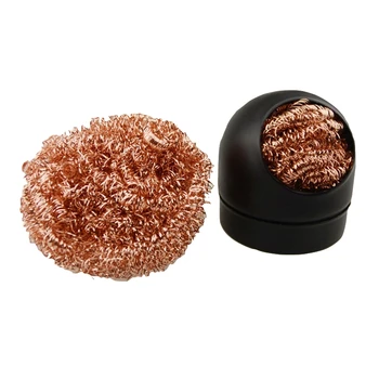 

New Welding Soldering Solder Iron Tip Cleaner Cleaning Steel Wire Sponge Balls Solder Tip Cleaner Tool Steel Wire Sponge