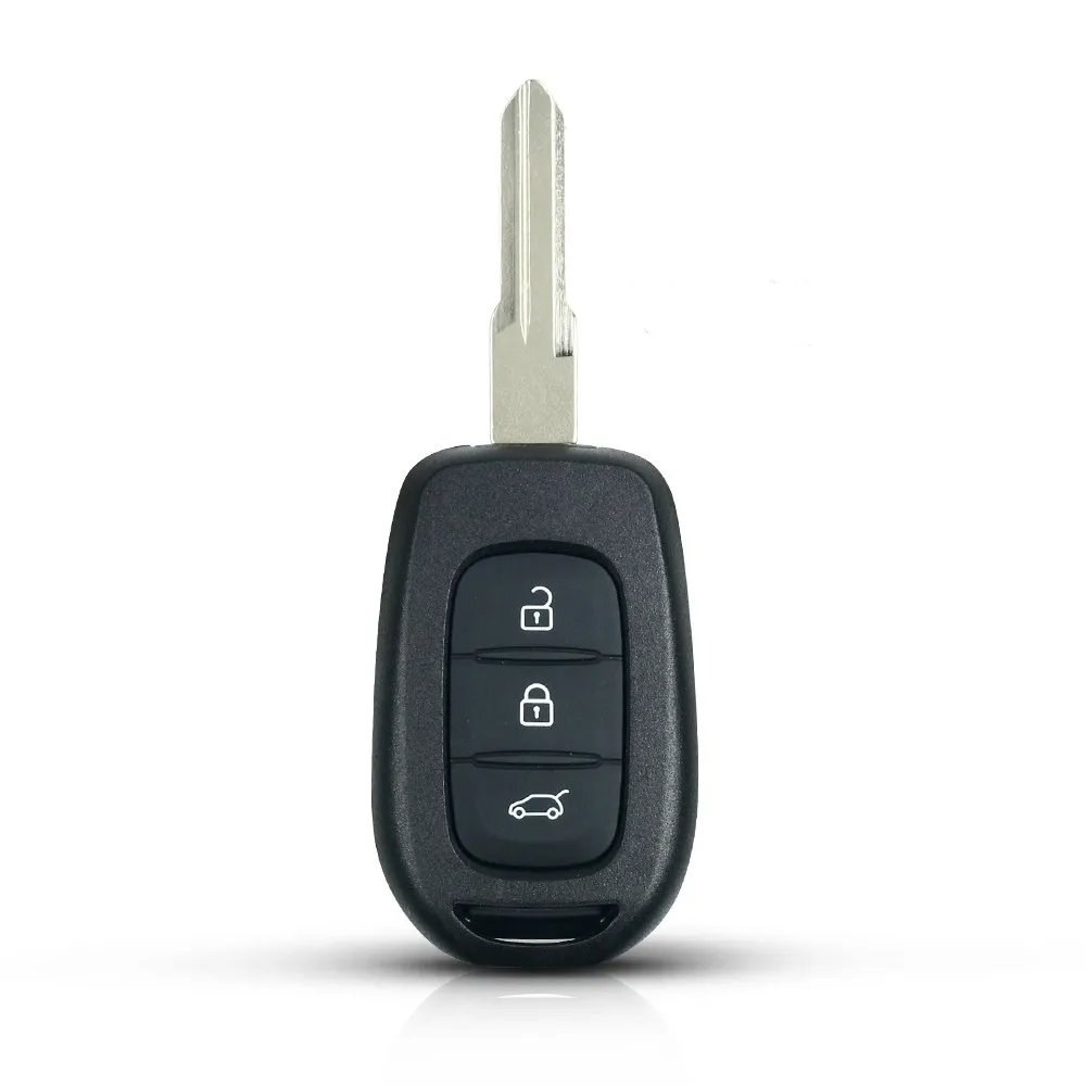 Dandkey 10 шт. для Renault Duster Sandero Logan Clio Лагуна сценическая ФОБ 3 кнопки Замена дистанционного ключа автомобиля оболочки пустой чехол - Количество кнопок: Model 3
