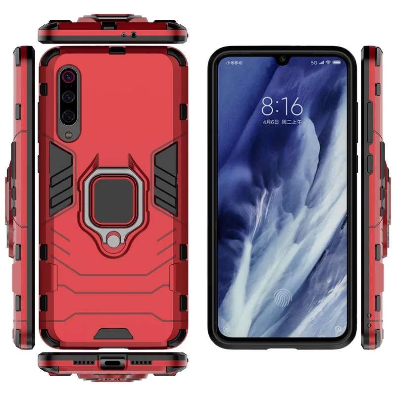 

XiaoMi 9Pro Anti-fall Stand Back Cover For XiaoMi 9 9SE 9 Pro 9 Lite 9 Pro 5G Produst-proof shockproof Hard Protective Case