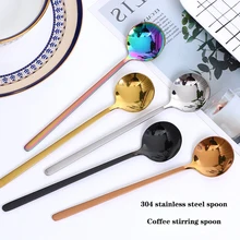 Ложка для кофе из нержавеющей стали с длинной ручкой Ложка для кофе из нержавеющей стали с длинной ручкой