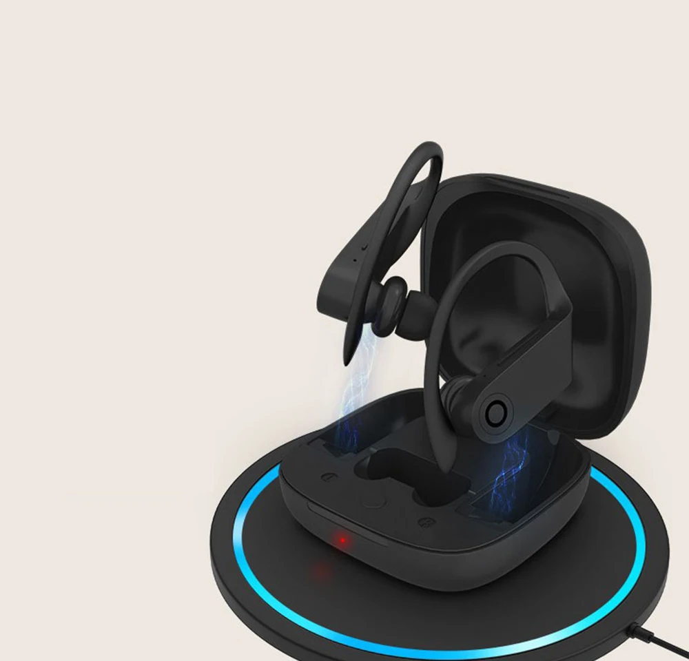 QH40, черные bluetooth 5,0 наушники, водонепроницаемые, для бега, bluetooth наушники, беспроводные наушники, bluetooth наушники, регулятор громкости