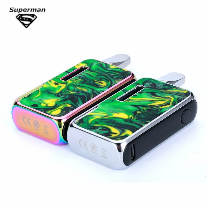 Vapmod Dragoo Box Mod для 510 толстый масляный картридж с функцией подогрева Кнопка Светодиодный светильник индикация
