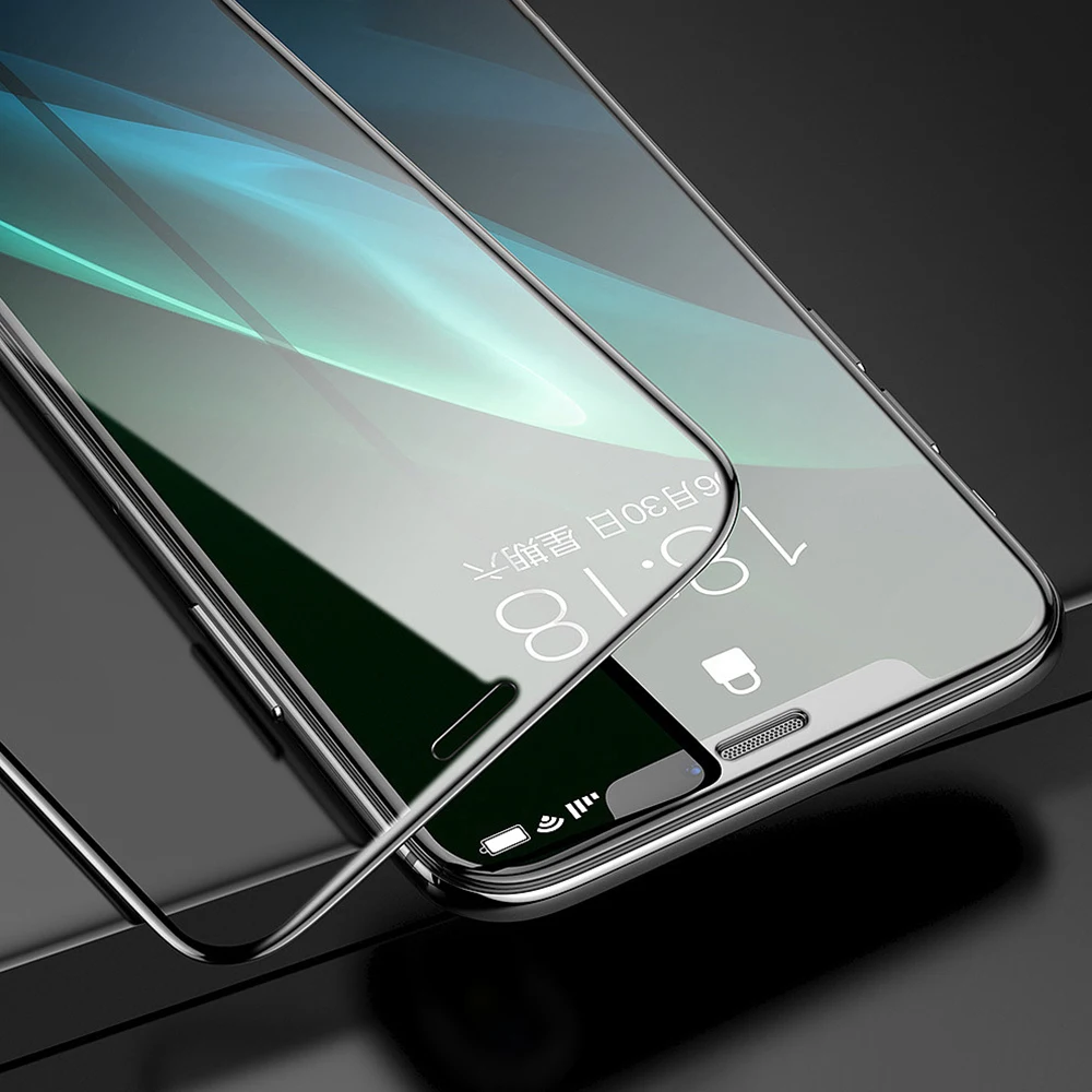 9D Защитная пленка для экрана телефона из закаленного стекла iphone X 7 6 8 6S plus 11 Pro XS XR