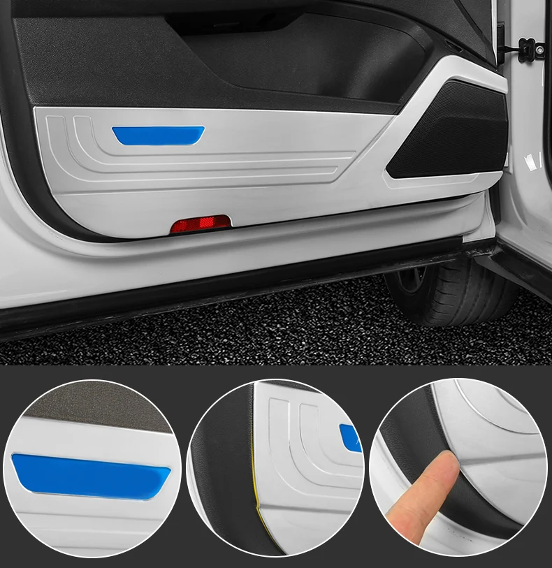 Lsrtw2017 для Volkswagen Vw T-roc, автомобильная Внутренняя дверь, анти-ударная панель, защита, внутренние аксессуары